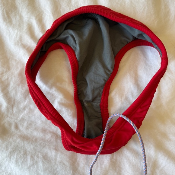 Jolyn Clothing Bold Red Bikini Bottom - Picture 3 of 4